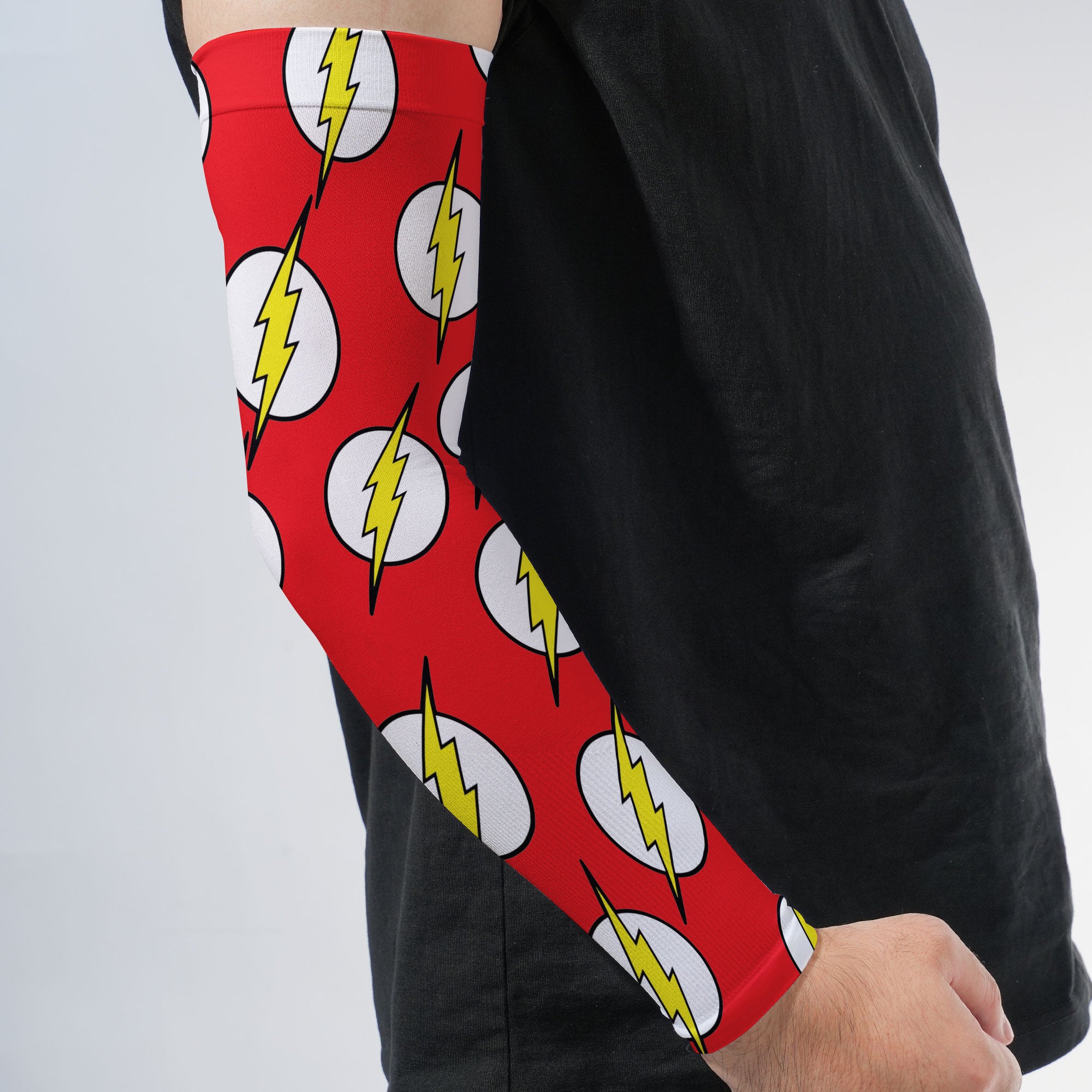 Arm Sleeves Shazam Flash Red