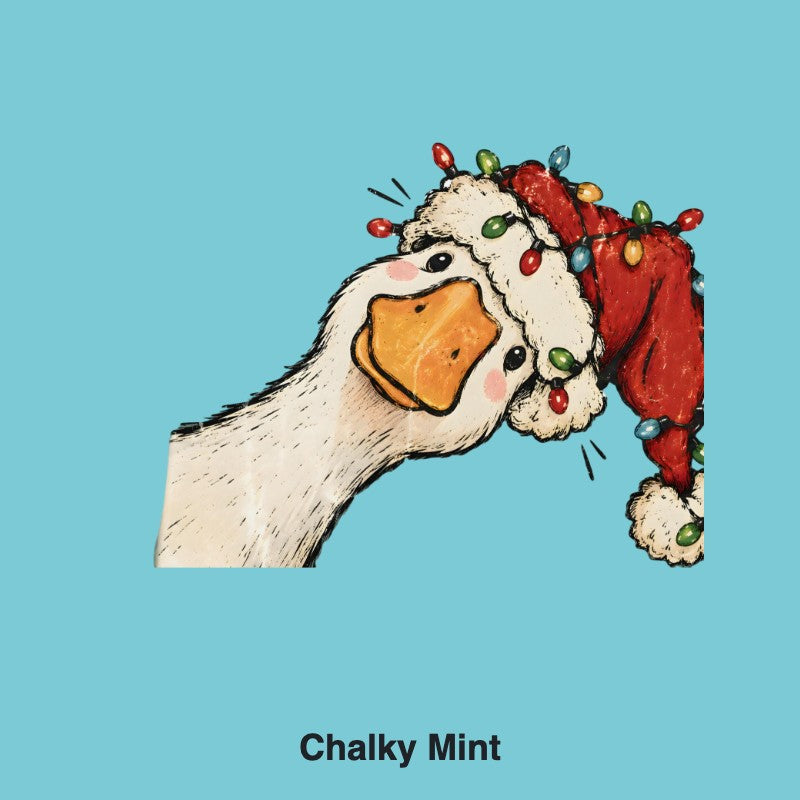Jolly Christmas Goose Comfort Colors T-Shirt