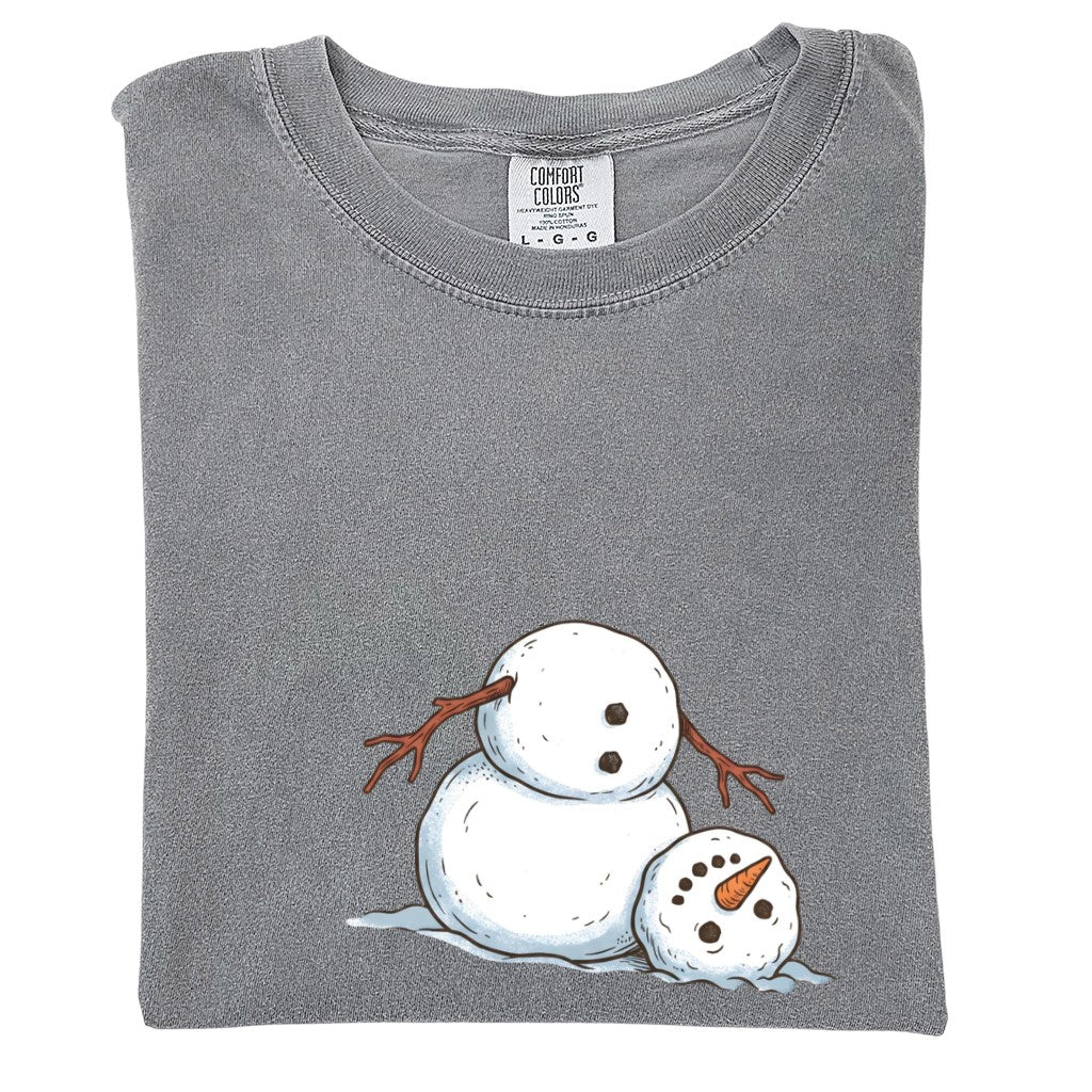 It's Fine I'm Fine Snowman Comfort Colors T-Shirt And Gildan Sweatshirt