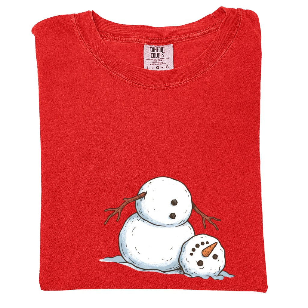 It's Fine I'm Fine Snowman Comfort Colors T-Shirt And Gildan Sweatshirt