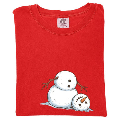 It's Fine I'm Fine Snowman Comfort Colors T-Shirt And Gildan Sweatshirt