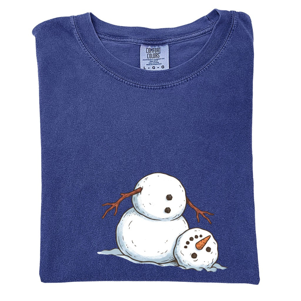 It's Fine I'm Fine Snowman Comfort Colors T-Shirt And Gildan Sweatshirt