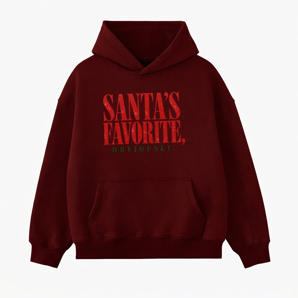 Santa's Favorite Holiday Graphic Gildan Sweatshirt / Comfort Colors T-Shirt