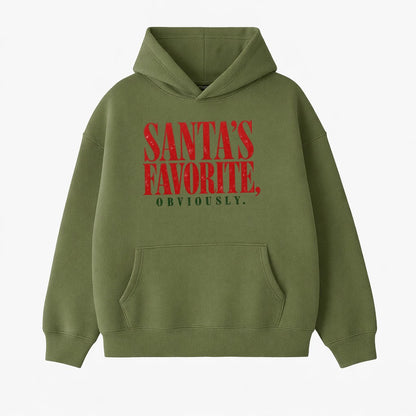 Santa's Favorite Holiday Graphic Gildan Sweatshirt / Comfort Colors T-Shirt