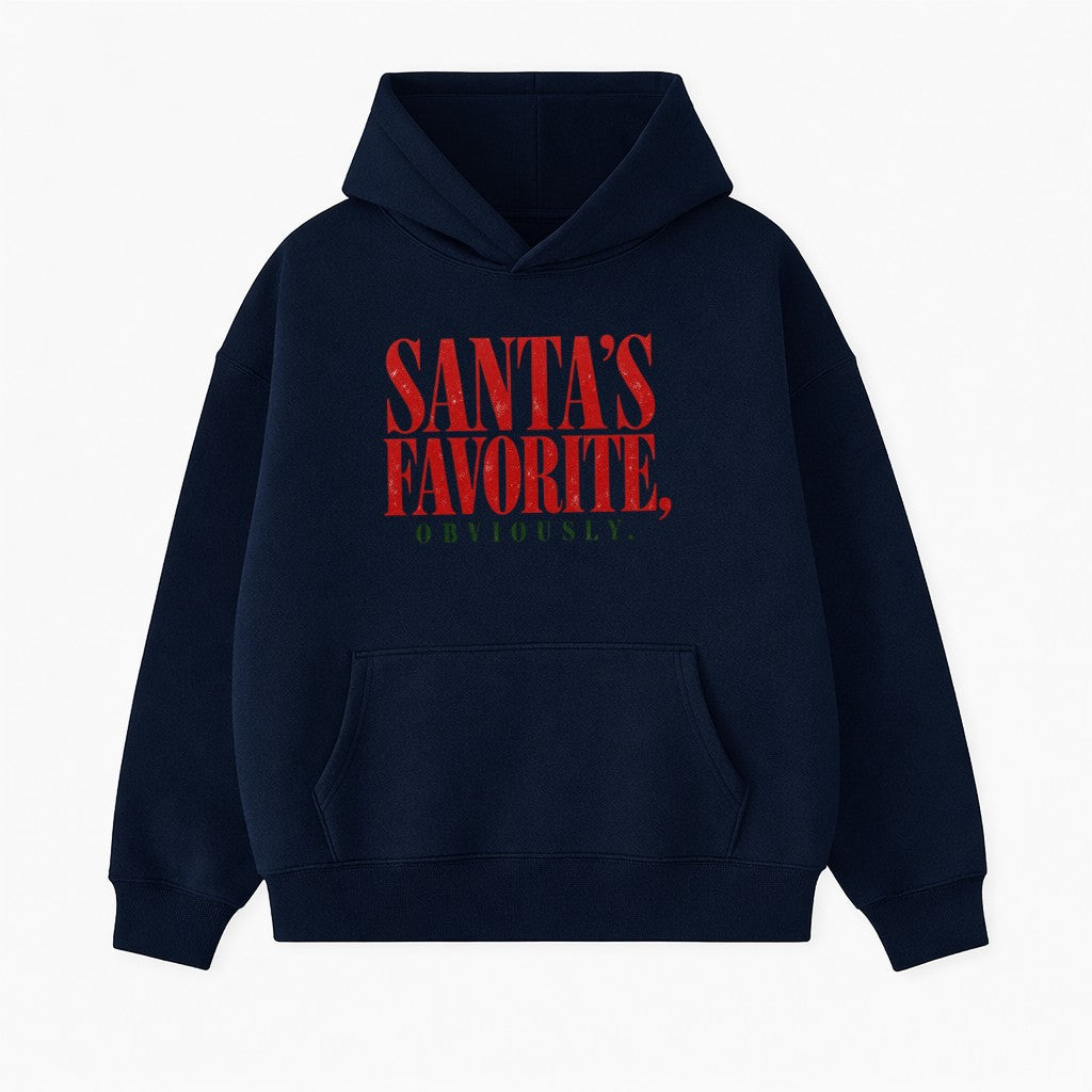 Santa's Favorite Holiday Graphic Gildan Sweatshirt / Comfort Colors T-Shirt