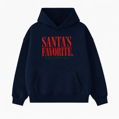 Santa's Favorite Holiday Graphic Gildan Sweatshirt / Comfort Colors T-Shirt