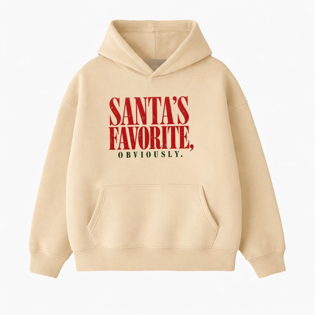 Santa's Favorite Holiday Graphic Gildan Sweatshirt / Comfort Colors T-Shirt