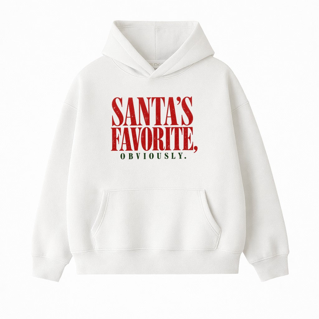 Santa's Favorite Holiday Graphic Gildan Sweatshirt / Comfort Colors T-Shirt