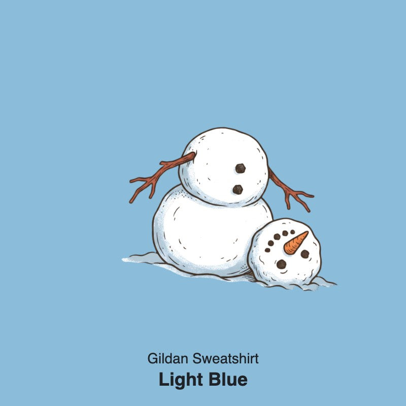 It's Fine I'm Fine Snowman Comfort Colors T-Shirt And Gildan Sweatshirt