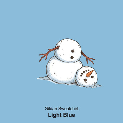 It's Fine I'm Fine Snowman Comfort Colors T-Shirt And Gildan Sweatshirt