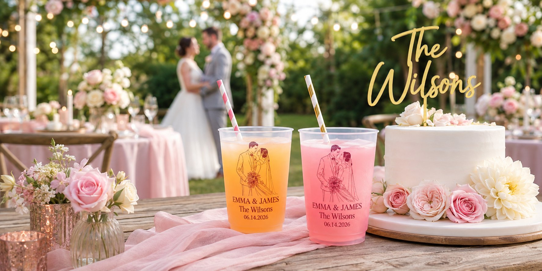 Custom Couple Sunset Poster